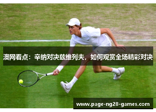 澳网看点：辛纳对决兹维列夫，如何观赏全场精彩对决