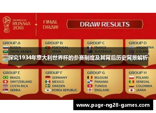 探究1934年意大利世界杯的参赛制度及其背后历史背景解析
