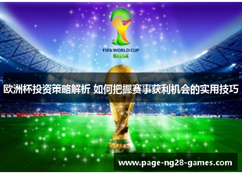 欧洲杯投资策略解析 如何把握赛事获利机会的实用技巧